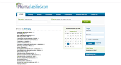 Desktop Screenshot of pharmaclassified.com