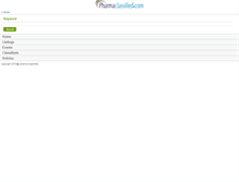 Tablet Screenshot of pharmaclassified.com